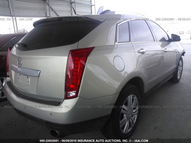 3GYFNAEY2AS555911 - 2010 CADILLAC SRX LUXURY COLLECTION BEIGE photo 4