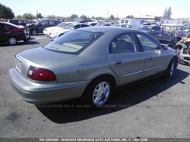 1MEHM55S93G629409 - 2003 MERCURY SABLE LS PREMIUM GRAY photo 4