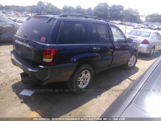 1J4GX48S24C301181 - 2004 JEEP GRAND CHEROKEE LAREDO/COLUMBIA/FREEDOM 蓝色 照片 4