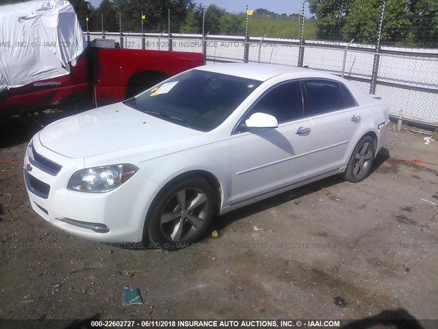 1G1ZC5E00CF153248 - 2012 CHEVROLET MALIBU 1LT თეთრი ფოტო 2