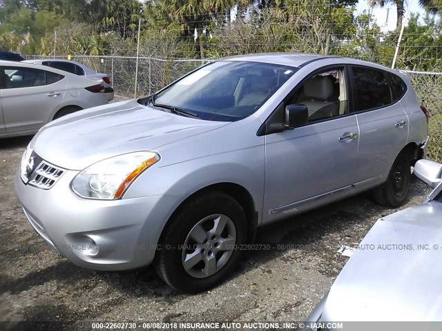 JN8AS5MTXBW172881 - 2011 NISSAN ROGUE S/SV/KROM SILVER photo 2
