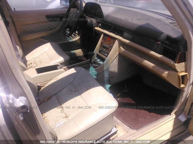 WDBCA39E4MA595833 - 1991 MERCEDES-BENZ 560 SEL TAN photo 5