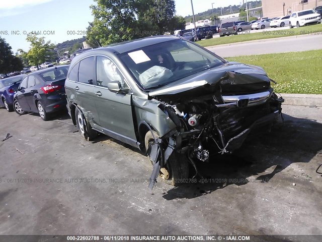 JHLRE48357C030038 - 2007 HONDA CR-V LX GREEN photo 1