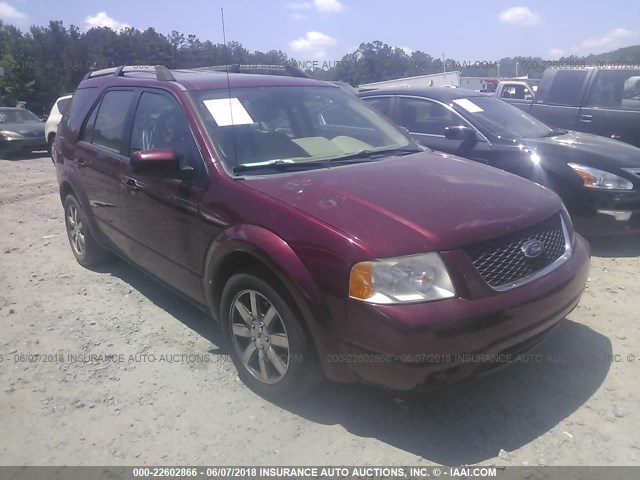 1FMDK06186GA06247 - 2006 FORD FREESTYLE LIMITED RED photo 1