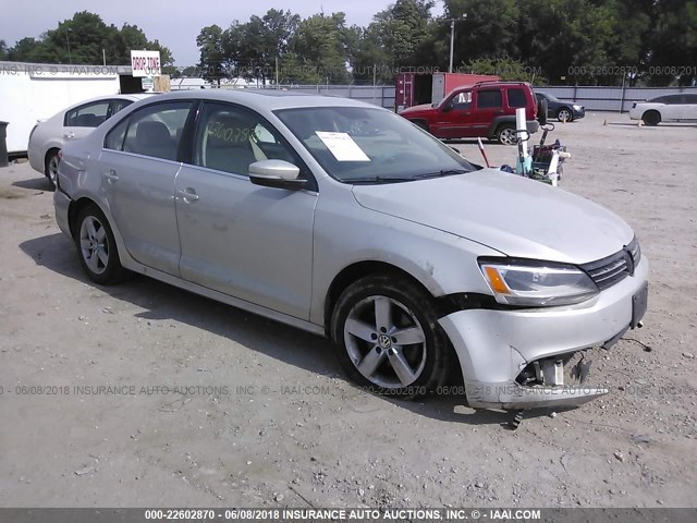 3VW3L7AJXBM110216 - 2011 VOLKSWAGEN JETTA TDI SILVER photo 1