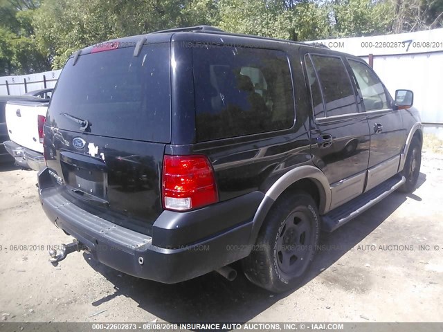 1FMFU18LX3LB50411 - 2003 FORD EXPEDITION EDDIE BAUER BLACK photo 4