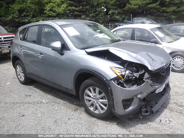 JM3KE4BE8E0425961 - 2014 MAZDA CX-5 SPORT SILVER photo 1