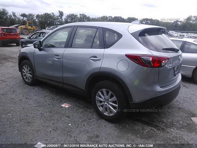 JM3KE4BE8E0425961 - 2014 MAZDA CX-5 SPORT SILVER photo 3