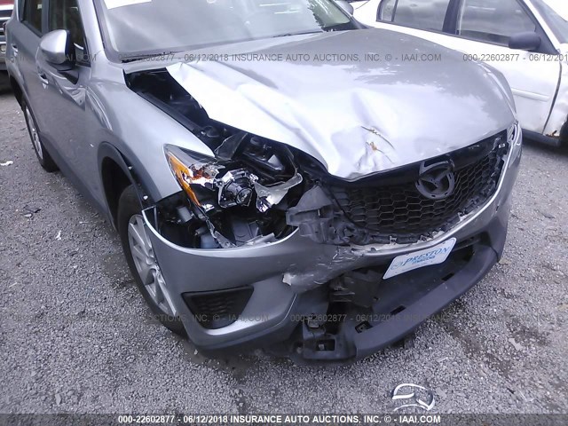 JM3KE4BE8E0425961 - 2014 MAZDA CX-5 SPORT SILVER photo 6