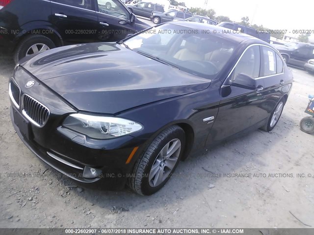 WBAXH5C5XCDW05133 - 2012 BMW 528 XI BLACK photo 2