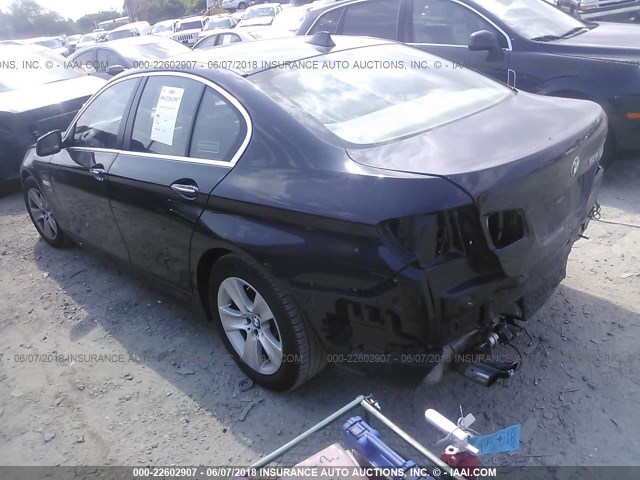 WBAXH5C5XCDW05133 - 2012 BMW 528 XI BLACK photo 3