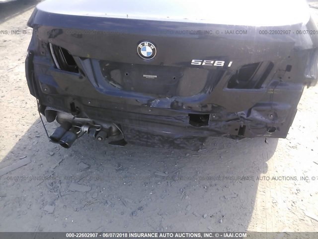 WBAXH5C5XCDW05133 - 2012 BMW 528 XI BLACK photo 6