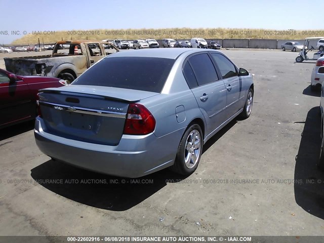 1G1ZU57N37F125214 - 2007 CHEVROLET MALIBU LTZ 蓝色 照片 4