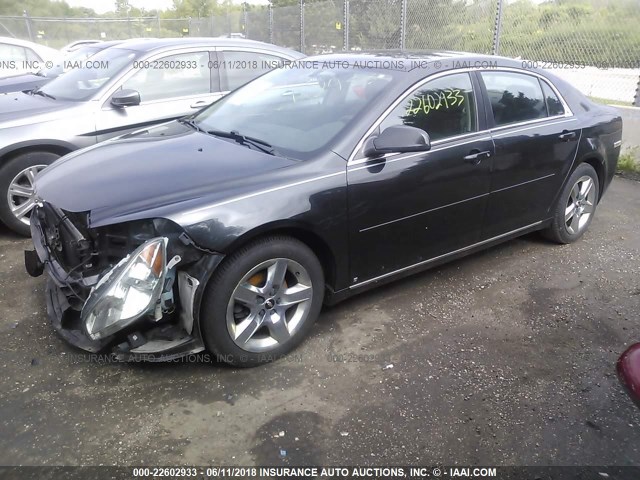 1G1ZH57B09F132148 - 2009 CHEVROLET MALIBU 1LT 黑色 照片 2