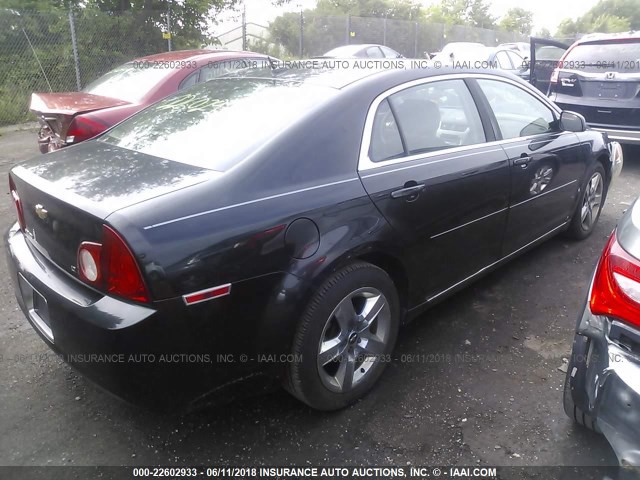 1G1ZH57B09F132148 - 2009 CHEVROLET MALIBU 1LT 黑色 照片 4