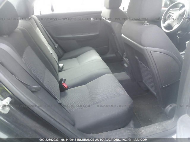 1G1ZH57B09F132148 - 2009 CHEVROLET MALIBU 1LT 黑色 照片 8