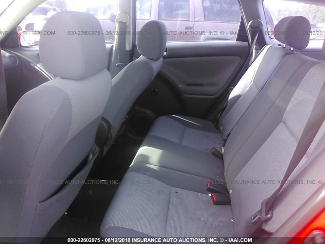 2T1KR32E85C369565 - 2005 TOYOTA COROLLA MATRIX XR RED photo 8