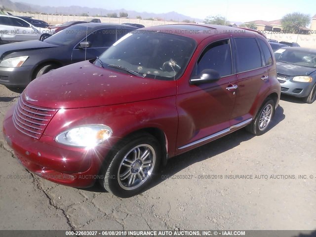 3C8FY688X5T590569 - 2005 CHRYSLER PT CRUISER LIMITED MAROON photo 2