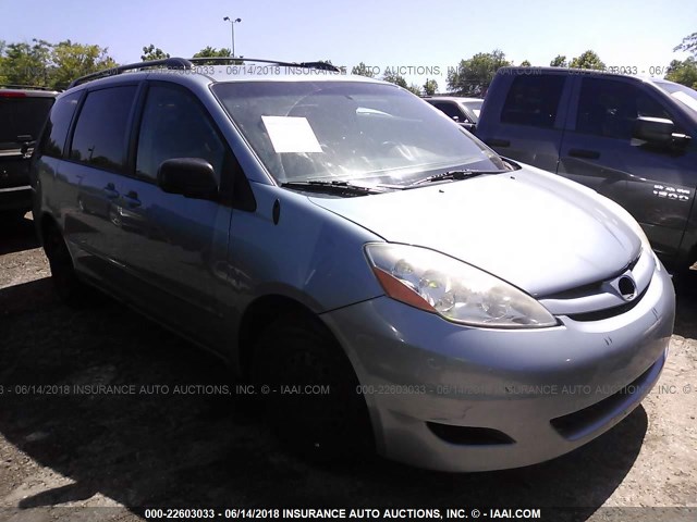 5TDZK23C28S126937 - 2008 TOYOTA SIENNA CE/LE Light Blue photo 1