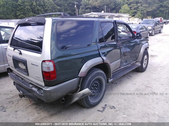 JT3GN87R2Y0173599 - 2000 TOYOTA 4RUNNER LIMITED GREEN photo 4