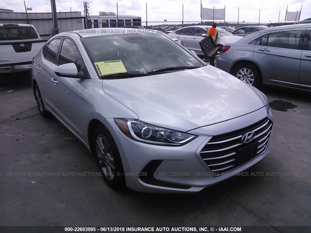 5NPD84LF3HH187489 - 2017 HYUNDAI ELANTRA SE/VALUE/LIMITED SILVER photo 1