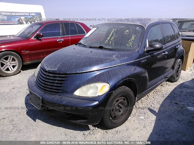 3C4FY58B95T567405 - 2005 CHRYSLER PT CRUISER TOURING BLUE photo 2