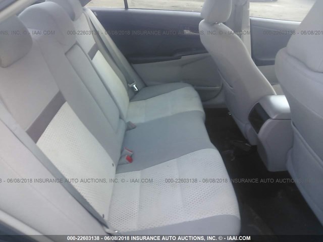 4T1BF1FK7CU626322 - 2012 TOYOTA CAMRY SE/LE/XLE BLACK photo 8