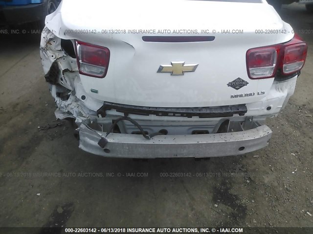 1G11B5SA8GF132280 - 2016 CHEVROLET MALIBU LIMITED LS WHITE photo 6