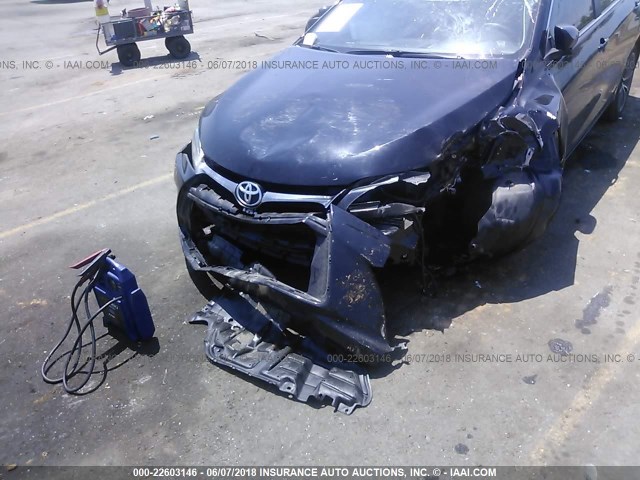 4T1BF1FK5FU083900 - 2015 TOYOTA CAMRY LE/XLE/SE/XSE BLACK photo 6
