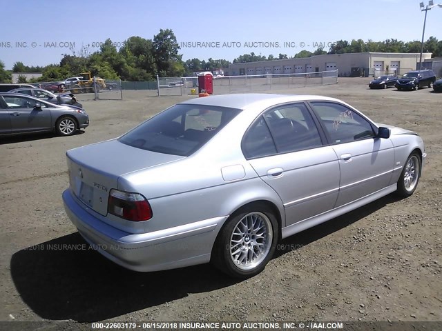 WBADT53423CE94465 - 2003 BMW 530 I SILVER photo 4