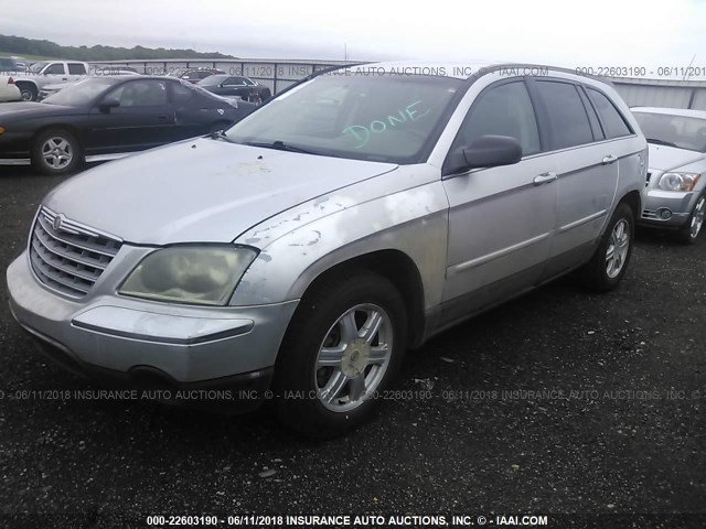 2C4GF68465R548783 - 2005 CHRYSLER PACIFICA TOURING SILVER photo 2