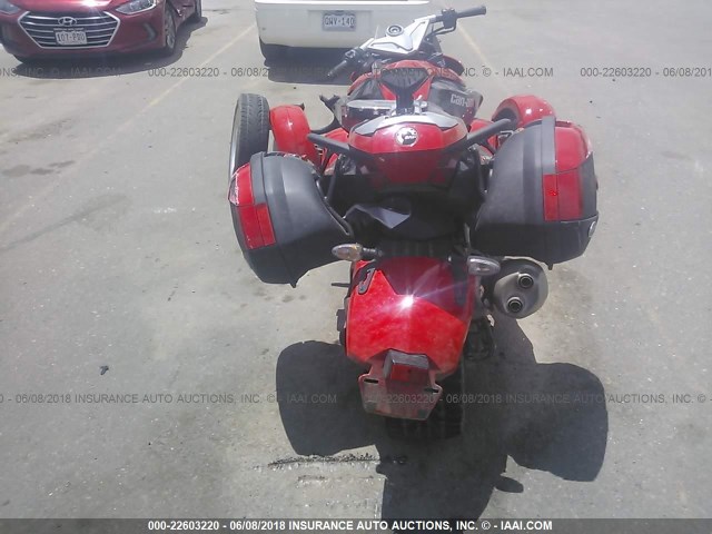 2BXJAXA159V002547 - 2009 CAN-AM SPYDER ROADSTER RS RED photo 6