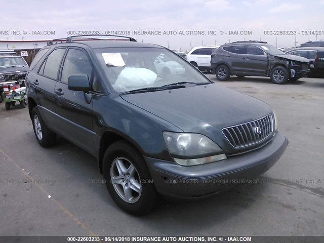 JT6HF10UXX0072724 - 1999 LEXUS RX 300 GREEN photo 1