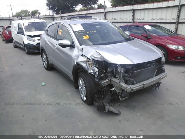 3CZRU5H73GM726883 - 2016 HONDA HR-V EXL SILVER photo 1