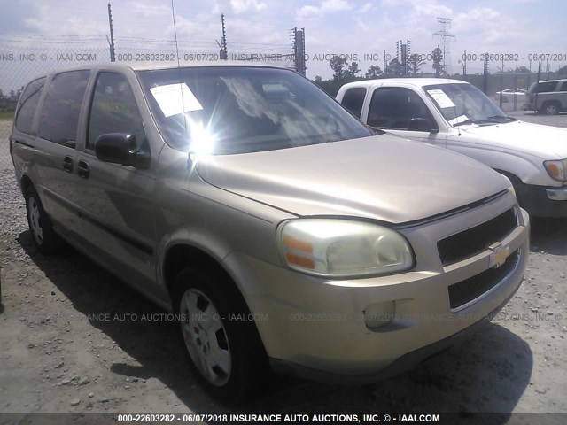 1GNDV23L16D114327 - 2006 CHEVROLET UPLANDER LS TAN photo 1