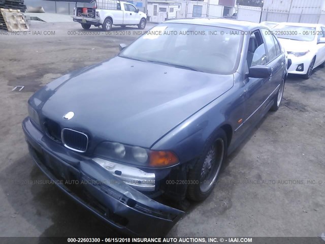 WBADM6343YGU24943 - 2000 BMW 528 I AUTOMATIC BLUE photo 2