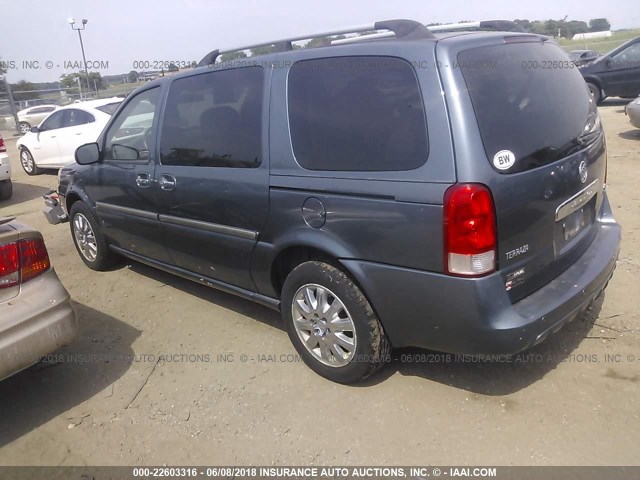 5GADV33W47D160357 - 2007 BUICK TERRAZA CXL Dark Blue photo 3