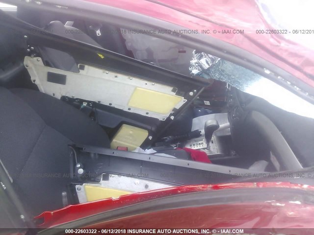 KL1TD56658B137730 - 2008 CHEVROLET AVEO LS RED photo 5