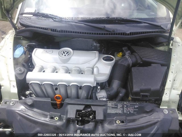 3VWRF31Y37M403681 - 2007 VOLKSWAGEN NEW BEETLE CONVERTIBLE OPTION PKG 1 GREEN photo 10