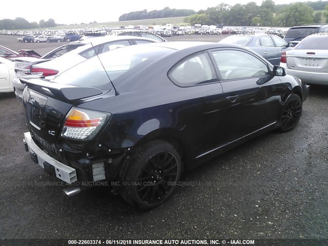JTKDE177760123940 - 2006 TOYOTA SCION TC 黑色 照片 4