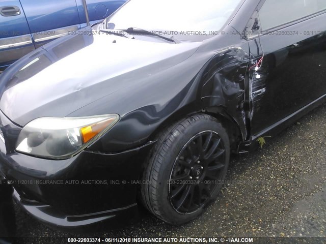 JTKDE177760123940 - 2006 TOYOTA SCION TC 黑色 照片 6