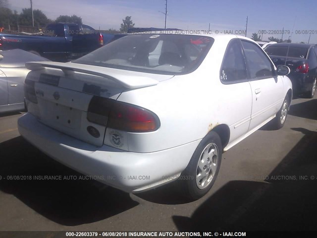 1N4AB42D3VC520419 - 1997 NISSAN 200SX SE WHITE photo 4