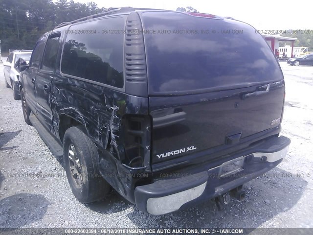 3GKFK16Z14G192034 - 2004 GMC YUKON XL K1500 BLACK photo 3