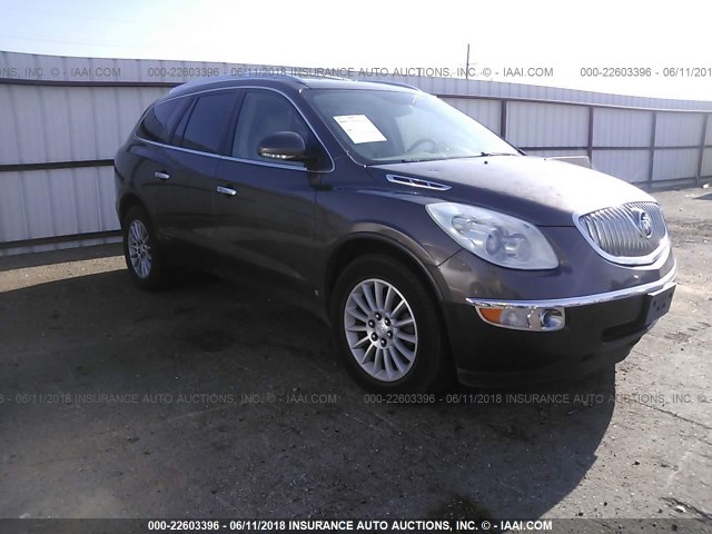 5GAER23D49J103565 - 2009 BUICK ENCLAVE CXL Marron photo 1