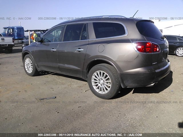 5GAER23D49J103565 - 2009 BUICK ENCLAVE CXL Marron photo 3