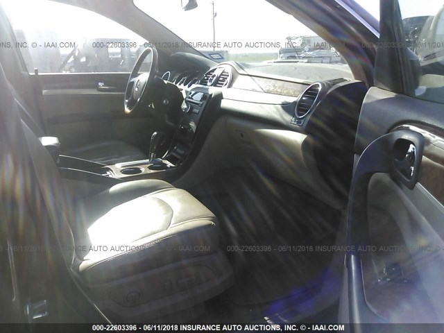 5GAER23D49J103565 - 2009 BUICK ENCLAVE CXL Marron photo 5