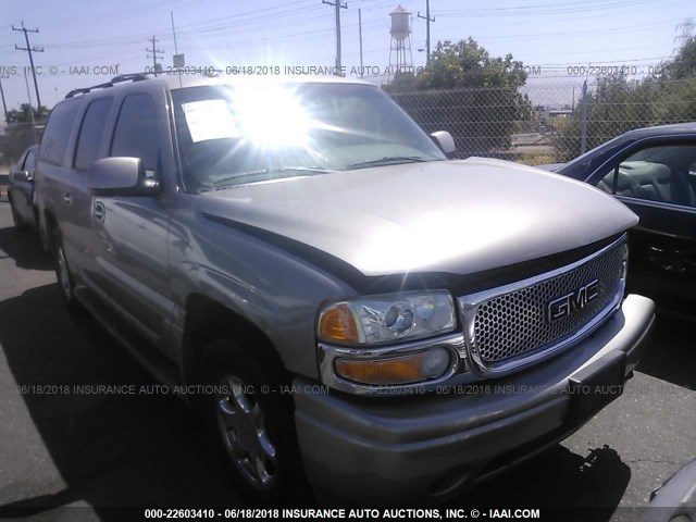 1GKFK66U33J147661 - 2003 GMC YUKON XL DENALI GRAY photo 1