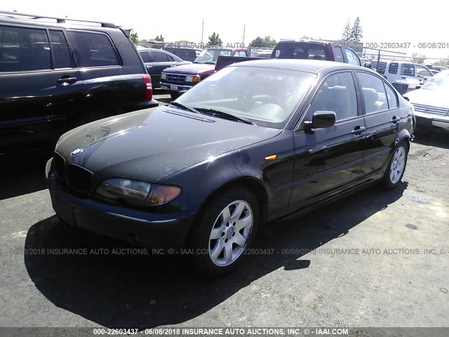 WBAAZ33494KP88116 - 2004 BMW 325 IS SULEV BLACK photo 2