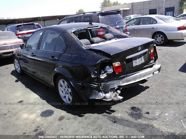 WBAAZ33494KP88116 - 2004 BMW 325 IS SULEV BLACK photo 3