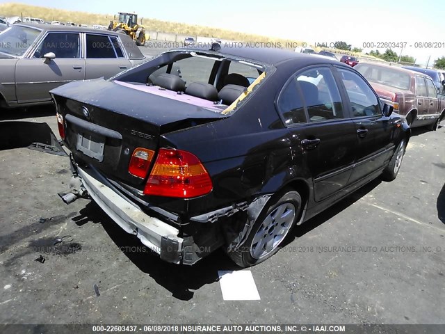 WBAAZ33494KP88116 - 2004 BMW 325 IS SULEV BLACK photo 4